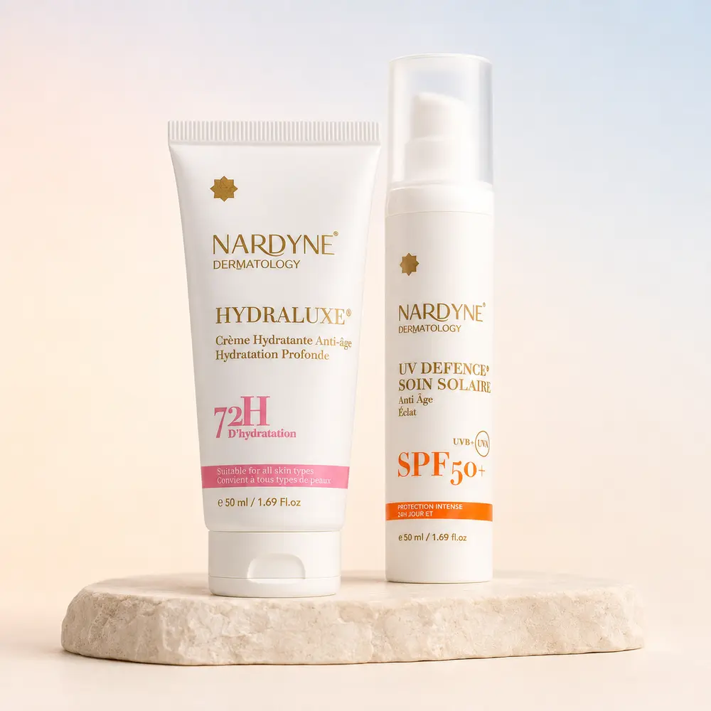 باقة ناردين للترطيب والحماية SPF50+ Nardyne Dermatology