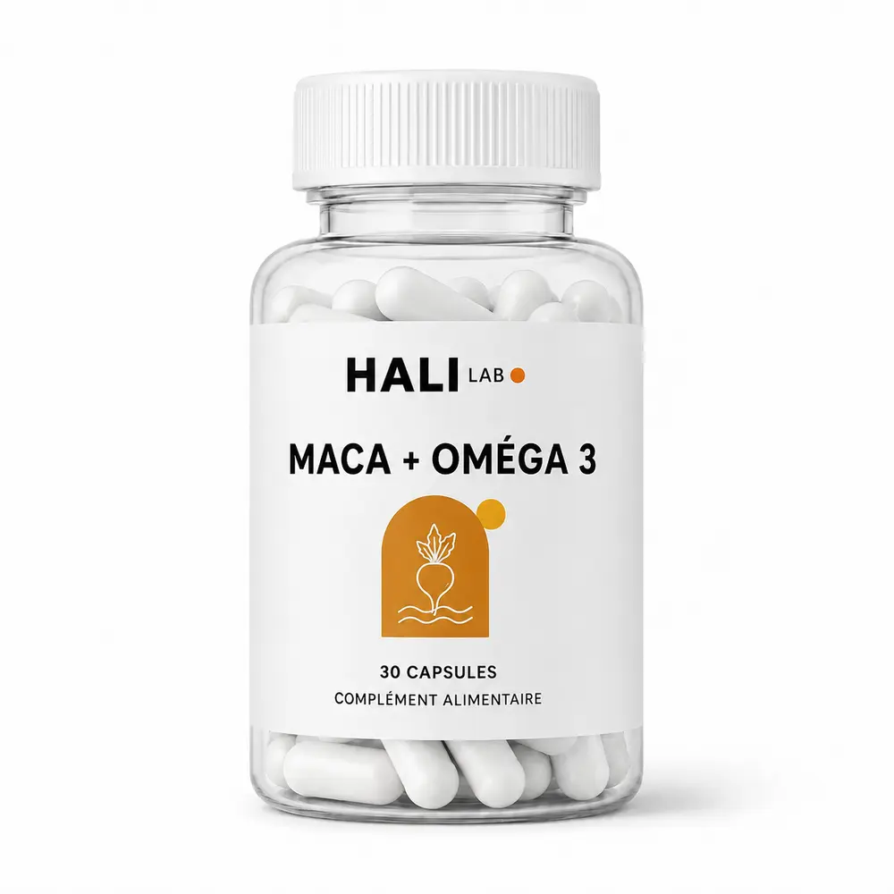 Maca + Oméga 3 Hali Lab