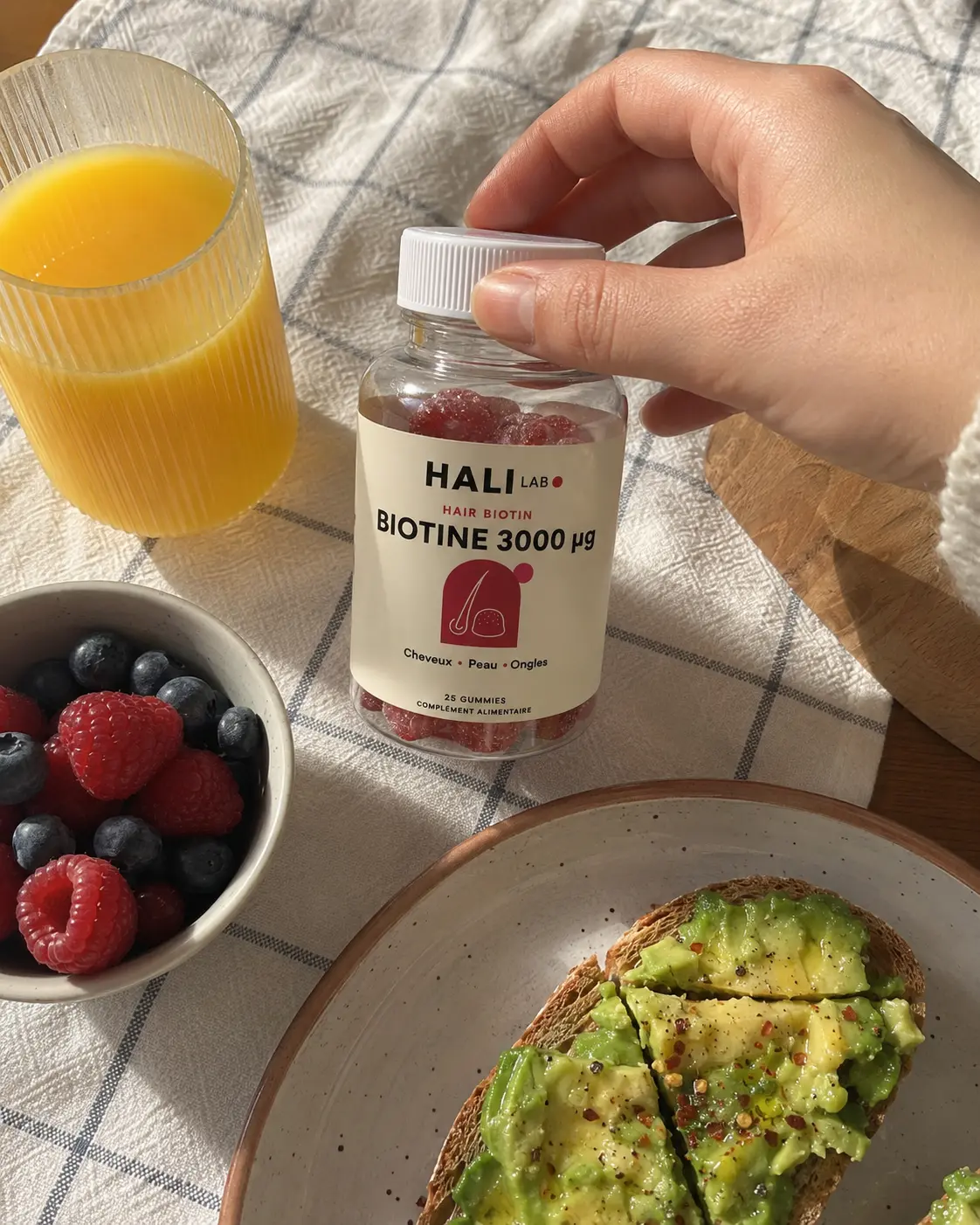 Back-to-routine: 20% off Biotin 3000 µg Gummies